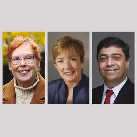 left: Lisa Stromme Warren; middle: Memorial Sloan Kettering Cancer Center; right: Vivek Subbiah, MD